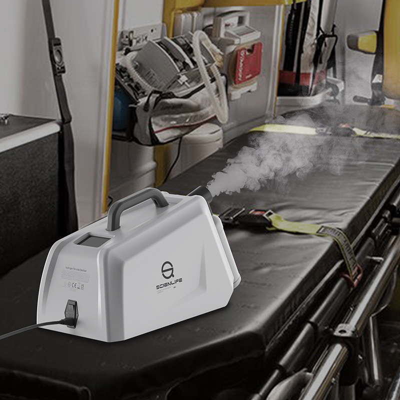 Stérilisateur de Peroxyde d 'hydrogène à brouillard sec